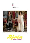 Aafrin Black And White By Eba Chinon Wholesale Readymade Suits In India